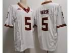 Florida State Seminoles #5 Jared Verse White New Style Limited Jersey