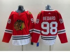 Adidas Chicago Blackhawks #98 Connor Bedard Red Jersey