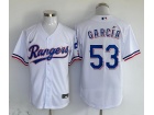 Texas Rangers #53 Adolis García White Cool Base Jersey