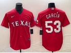 Texas Rangers #53 Adolis García Red Cool Base Jersey