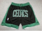 Boston Celtics Black Throwback Shorts