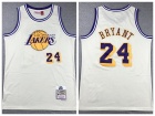 Los Angeles Lakers #24 Kobe Bryant Cream Throwback Jersey