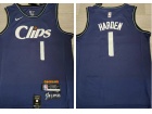 Los Angeles Clippers #1 James Harden Blue 2024 City Jersey