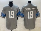 Detroit Lions #19 Donovan Peoples-Jones Gray Vapor Limited Jersey