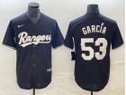 Texas Rangers #53 Adolis García Black Cool Base Jersey