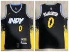 Indiana Pacers #0 Tyrese Haliburton Black 2023 City Jersey