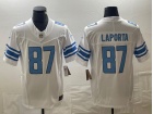 Detroit Lions #87 Sam LaPorta White Vapor Untouchable Limited Jersey