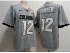 Colorado Buffaloes #12 Travis Hunter Grey Limited Jersey