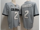 Colorado Buffaloes #2 Shedeur Sanders Grey Limited Jersey