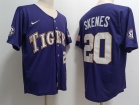 LSU Tigers #20 Paul Skenes Purple Baseball Jersey