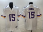 Minnesota Vikings #15 Joshua Dobbs White Limited Jersey