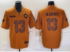 Miami Dolphins #13 Dan Marino Brown Salute to Service Limited Jersey