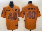 Arizona Cardinals #40 Pat Tillman Brown Salute to Service Limited Jersey