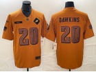 Philadelphia Eagles #20 Brian Dawkins Brown Salute to Service Limited Jersey