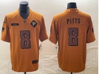 Atlanta Falcons #8 Kyle Pitts Brown Salute to Service Limited Jersey