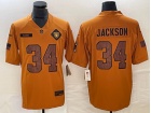 Las Vegas Raiders #34 Bo Jackson Brown Salute to Service Limited Jersey