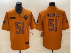 Chicago Bears #51 Dick Butkus Brown Salute to Service Limited Jersey