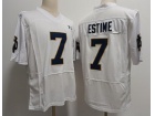 Norte Dame Fighting Irish #7 Audric Estime White Jersey