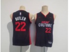 Youth Miami Heat #22 Jimmy Butler 2024 Black City Jersey