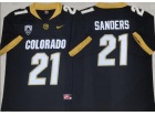 Colorado Buffaloes #21 Shilo Sanders Black Vapor Limited Jersey