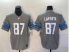 Detroit Lions #87 Sam LaPorta Grey Vapor Untouchable Limited Jersey