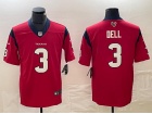 Houston Texans #3 Tank Dell Red Limited Jersey