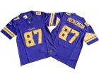 Minnesota Vikings #87 T.J. Hockenson Purple Color Rush Limited Jersey