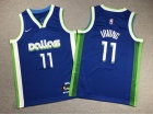 Youth Dallas Mavericks #11 Kyrie Irving Blue 2023 City Jerseys