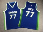 Youth Dallas Mavericks #77 Luka Doncic Blue 2023 City Jerseys