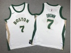 Youth Boston Celtics #7 Jaylen Brown White 2023-24 City Jersey