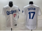 Los Angeles Dodgers #17 Shohei Ohtani White Flexbase Jersey