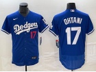 Los Angeles Dodgers #17 Shohei Ohtani Blue Flexbase Jersey