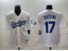 Los Angeles Dodgers #17 Shohei Ohtani White Cool Base Jersey