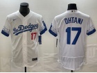 Los Angeles Dodgers #17 Shohei Ohtani White City Connect Flexbase Jersey