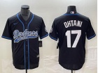 Los Angeles Dodgers #17 Shohei Ohtani Black Baseball Jersey