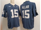 Penn State Nittany Lions #15 Drew Allar Blue Jersey