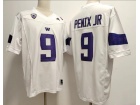 Washington Huskies #9 Michael Penix Jr. White Jersey