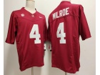 Alabama Crimson Tide #4 Jalen Milroe Red Jersey