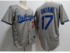 Los Angeles Dodgers #17 Shohei Ohtani Gray Flexbase Jersey