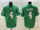 Philadelphia Eagles #4 Jake Elliott Kelly Green Throwback Limited Jersey