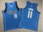 Youth Dallas Mavericks #11 Kyrie Irving Light Blue Jerseys