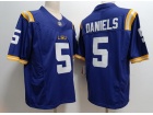 LSU Tigers #5 Jayden Daniels Purple Limited Jersey