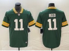 Green Bay Packers #11 Jayden Reed Green Vapor Limited Jersey