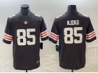 Cleveland Browns #85 David Njoku Brown Limited Jersey