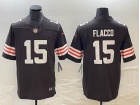 Cleveland Browns #15 Joe Flacco Brown Limited Jersey