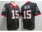 Georgia Bulldogs #15 Carson Beck Black 3rd Limited Jersey