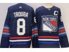 Adidas New York Rangers #8 Jacob Trouba 2024 Navy Blue Alternate Jersey