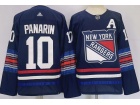 Adidas New York Rangers #10 Artemi Panarin 2024 Navy Blue Alternate Jersey