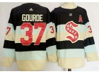 Seattle Kraken #37 Yanni Gourde Deep Sea Blue 2024 NHL Winter Classic Jersey