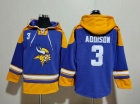 Minnesota Vikings #3 Jordan Addison Purple Hoodie